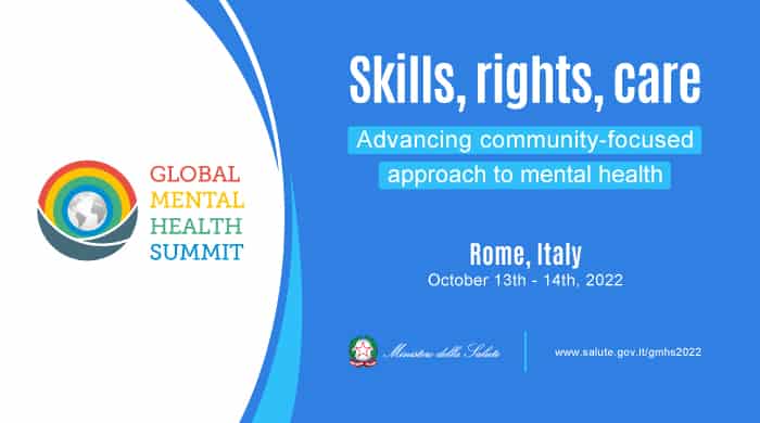 Global Mental Health Summit: la salute mentale sia anche psicologia